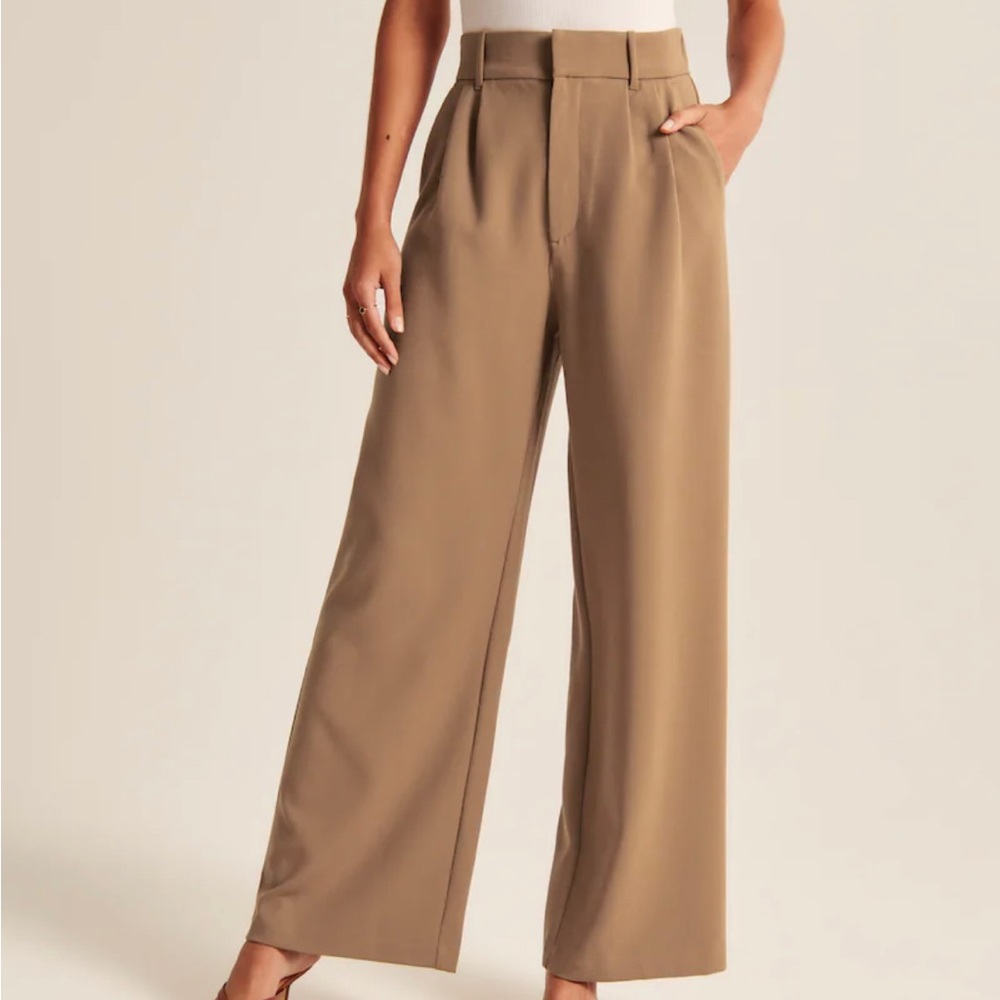 Abercrombie Tailored Wide Leg Pant